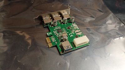PCI-E USB adapter