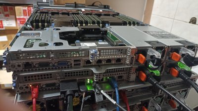 Dell R640 1U 8SFF 2PSU, 2x Xeon Gold 6138 - 3CPGMR2