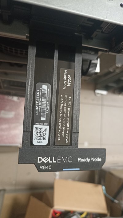 Dell R640 1U 10SFF 2PSU, 2x Xeon Gold 5120 - 4P537Y3