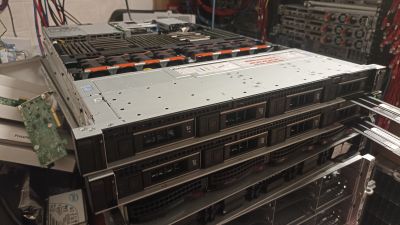 Dell R640 1U 4LFF 2PSU, 2x Xeon Gold 5118 - 7TB3SP2