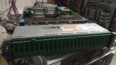 Dell R730xd 2U 26SFF 2PSU, 2x Xeon E5-2680v4, 16GB RAM, 24x 600GB - 46X5GK2