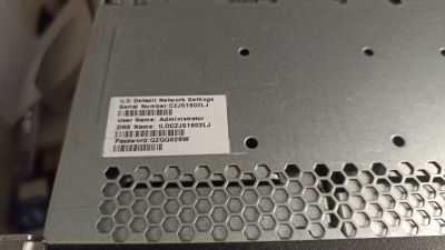 HP ProLiant DL360 Gen9 1U 8SFF 2PSU, 2x E5-2650v3, 128GB RAM - CZJ51802LJ