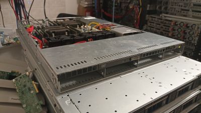 Supermicro 1U 4LFF 1PSU, X9DRD, 2xE5-2609, 64GB RAM