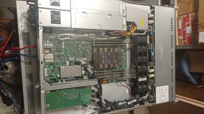 Supermicro 1U 10SFF 2PSU, X11SPW-TF, Xeon Gold 6122, 8xNVME