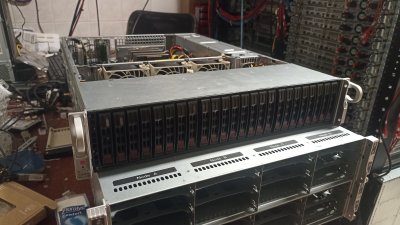 Supermicro 2U 24SFF 2PSU, MZ31-AR0-00, AMD EPYC 7401P 24C/48T