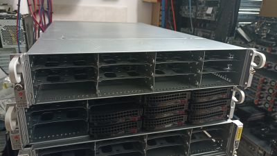Supermicro 2U 12LFF 2PSU 6028U-TR4T+, 2xE5-2650v4, 256GB RAM, GPU ready