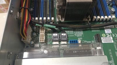 Supermicro 2U 12LFF (4NVME) 2PSU 6029U-TRT, 2xGold 6154, GPU ready