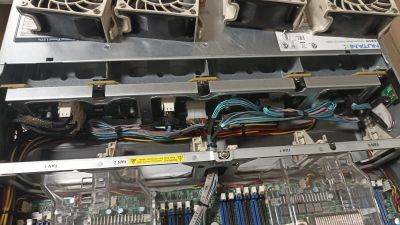 Supermicro 2U 12LFF (4NVME) 2PSU 6029U-TRT, 2xGold 6154, GPU ready