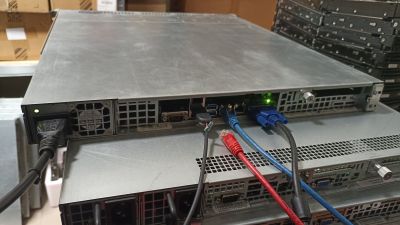 1U Supermicro 8x2,"5, 1PSU, X11SSM-F, E3-1230v5