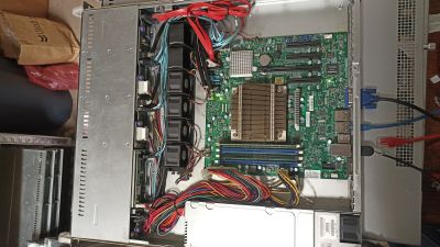 1U Supermicro 8x2,"5, 1PSU, X11SSM-F, E3-1230v5