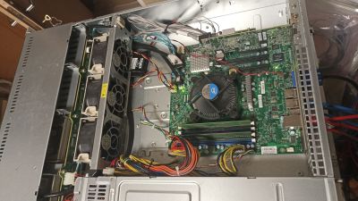 2U Supermicro 8LFF 2PSU, X11SSL-F, E3-1230v5, 8GB RAM