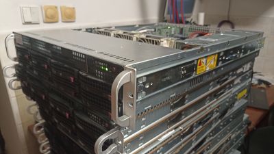 2U Supermicro 8LFF 2PSU, X11SSL-F, E3-1230v5, 8GB RAM