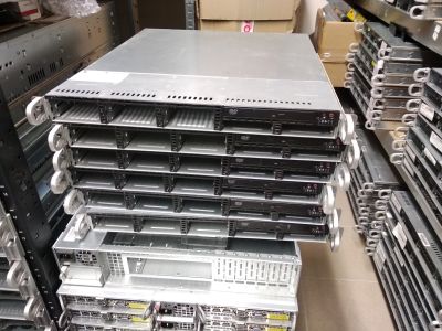 7x Supermicro CSE-113MTQ-563CB